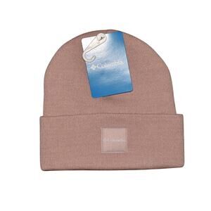 COLUMBIA NEW $30 City Trek Heavyweight Acrylic‎ Beanie Dusty Pink OS